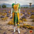 BHARATANATYAM | 38-INCH PANT | MANGO YELLOW GREEN CLASSICAL DANCE JEWELRY 